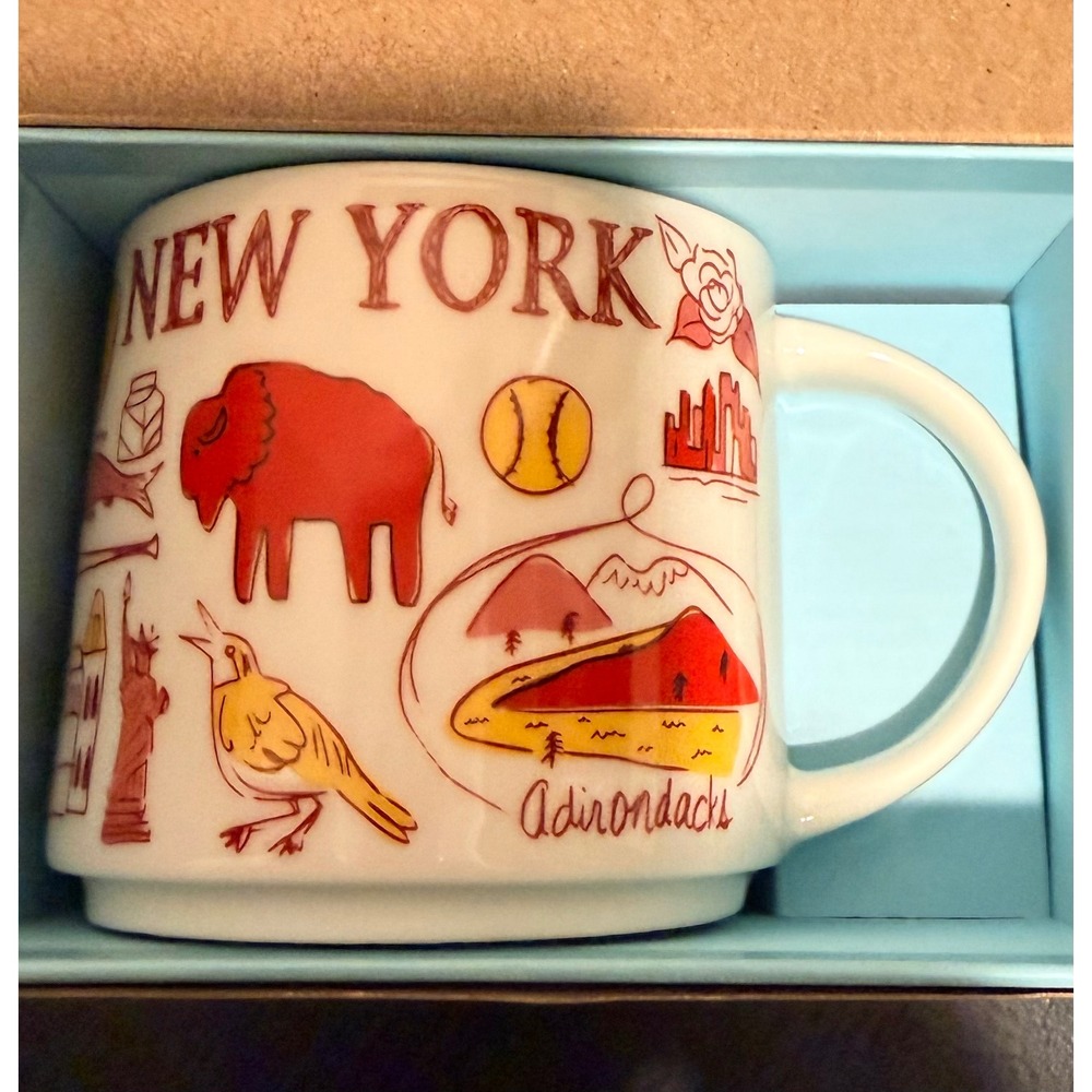 Starbucks Been There Series New York State Mug 14oz Across the Globe Collection